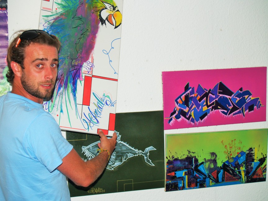 Fabien Vila : Du graffeur repenti aux créations élaborées du Surf’Art